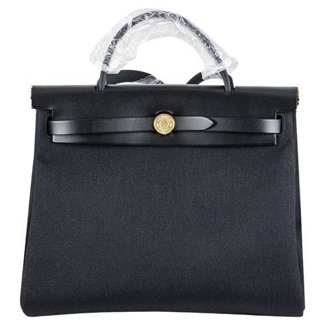 herbag hermes noir|Hermes herbag price 2021.